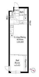 GRAN PASEO代々木上原 (グランパセオ代々木上原) B103 間取り図