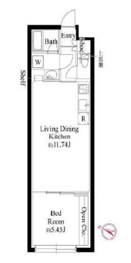 GRAN PASEO代々木上原 (グランパセオ代々木上原) 303 間取り図