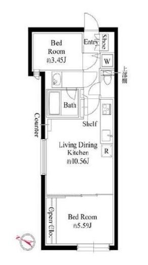 GRAN PASEO代々木上原 (グランパセオ代々木上原) 101 間取り図