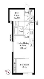 GRAN PASEO代々木上原 (グランパセオ代々木上原) 101 間取り図