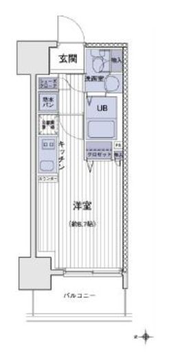 エスティメゾン大島 903 間取り図