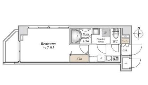 オープンブルーム東向島 306 間取り図
