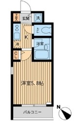 ザ・パーククロス市ヶ谷 108 間取り図