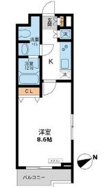 パシフィックコート目黒南 216 間取り図