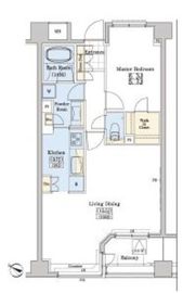 レジディアタワー上池袋 パーク棟 402 間取り図