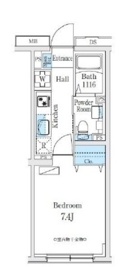 ラクラス旗の台 108 間取り図