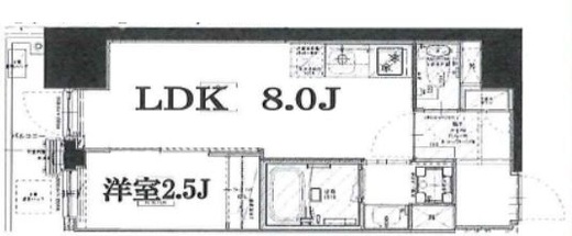 Garden Xavis木場 (ガーデンザヴィス木場) 1001 間取り図