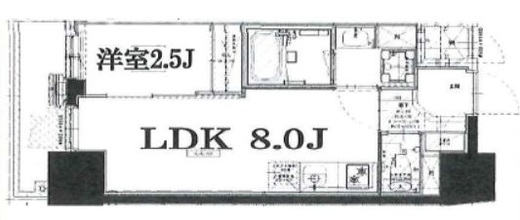 Garden Xavis木場 (ガーデンザヴィス木場) 1102 間取り図