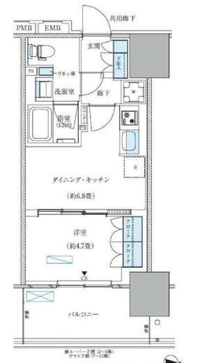パークアクシス西大島コンフォートスクエア 1311 間取り図