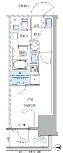 パークアクシス西大島コンフォートスクエア 1332 間取り図
