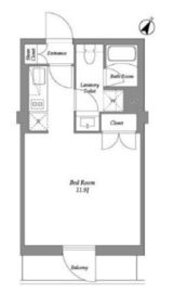 ザ・レジデンス用賀 402 間取り図