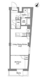 ザ・レジデンス用賀 201 間取り図