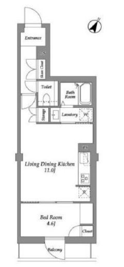 ザ・レジデンス用賀 302 間取り図