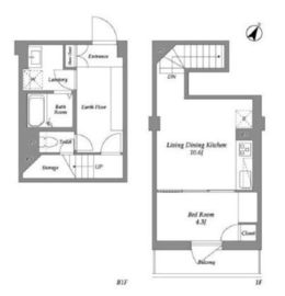 ザ・レジデンス用賀 103 間取り図