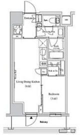 ザ・パークハビオ蕨 903 間取り図