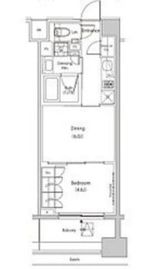 ザ・パークハビオ目黒プレイス 202 間取り図