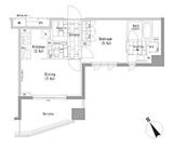 ザ・パークハビオ横浜山手 513 間取り図