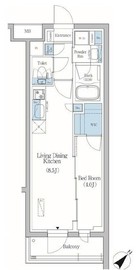 プライムブリス品川旗の台 209 間取り図