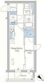 プライムブリス品川旗の台 201 間取り図
