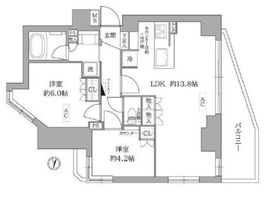 プレジデントステージ横濱鶴見 5階 間取り図