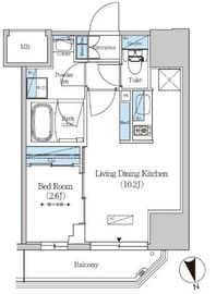 アーバネックス上野 502 間取り図