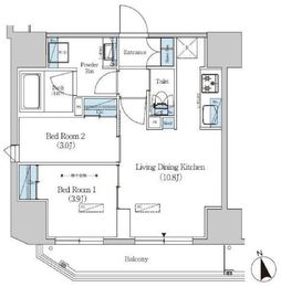 アーバネックス上野 603 間取り図