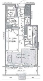 プラウドタワー千代田富士見 13階 間取り図