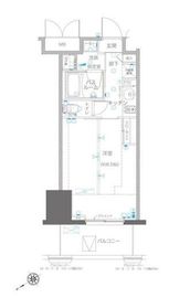 ZOOM川崎EAST 12階 間取り図