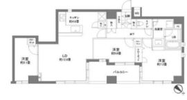 カスタリア人形町2 902 間取り図