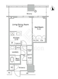 WORLD TOWER RESIDENCE 20階 間取り図