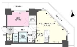 勝どきビュータワー 31階 間取り図