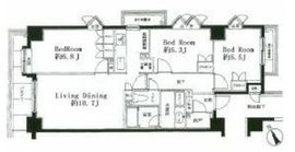 イトーピア目黒青葉台 1階 間取り図