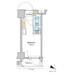TOMORE田端 308 間取り図