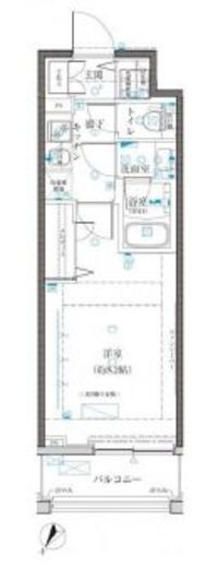 クレイシア八丁畷ステーションサイト 7階 間取り図