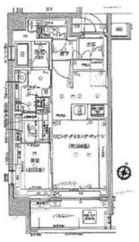 イニシアイオ本蓮沼駅前 1階 間取り図