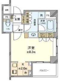 グランスイート文京小石川 5階 間取り図