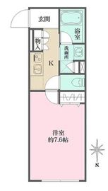 アトリオフラッツ自由が丘east 401 間取り図