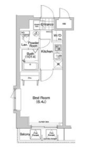 コンフォリア木場公園 401 間取り図