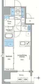 ルフォンプログレ赤羽マークス 1001 間取り図