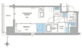 ルフォンプログレ赤羽マークス 402 間取り図