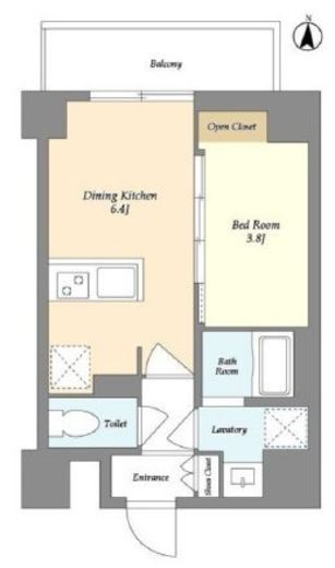VORT扇橋residence 301 間取り図