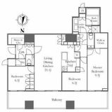 三田ガーデンヒルズ PARK MANSION 7階 間取り図