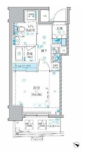 ベルシード横濱大通り公園 5階 間取り図