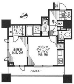 シティタワー横濱 6階 間取り図