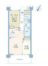 プロミライズ青葉台ステーションサイド 3階 間取り図