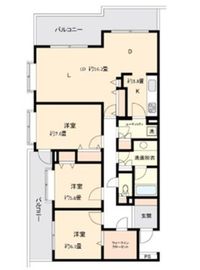 ヒルズ久我山 303 間取り図