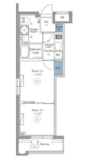 SYFORME NEXT IKEBUKURO WEST (シーフォルムネクスト池袋ウエスト) 3階 間取り図