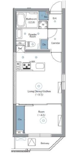SYFORME NEXT IKEBUKURO WEST (シーフォルムネクスト池袋ウエスト) 5階 間取り図