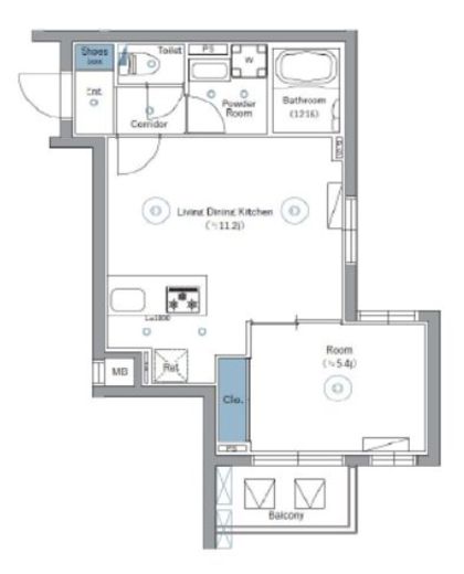 SYFORME NEXT IKEBUKURO WEST (シーフォルムネクスト池袋ウエスト) 5階 間取り図