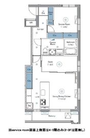 SYFORME NEXT IKEBUKURO WEST (シーフォルムネクスト池袋ウエスト) 2階 間取り図